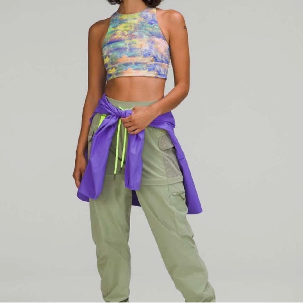 lululemon athletica Energy Bra High Neck Long Line Tough -Size 4